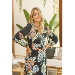 VESTIDO MIDNIGHT BLOOM - JAASE