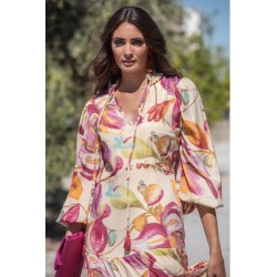 VESTIDO CREAM BOHO