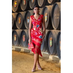 VESTIDO OLOROSO ROJO