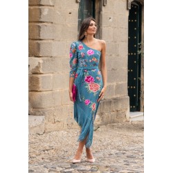 VESTIDO ANDALUCÍA CIELO