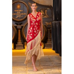 VESTIDO ESPAÑA ROJO