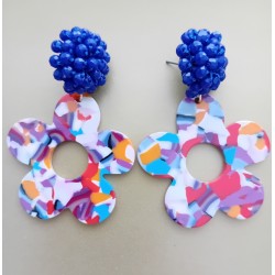 PENDIENTES ACUARELA