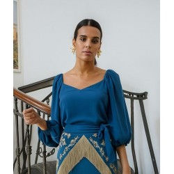 TOP LUMBRE AZUL